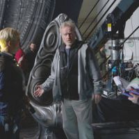 On set: Ridley Scott directs actor Michael Fassbender on the set of his new film, “Prometheus.” The filmmaker rose to fame with science-fiction films and his latest marks a return to the genre. Ridley Scott returns to sci-fi with 'Prometheus'