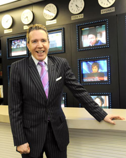 On the pulse: Dave Spector speaks to The Japan Times at his Kioicho office in Tokyo’s Chiyoda Ward. Spontaneous Japanese TV keeps Dave Spector on his toes