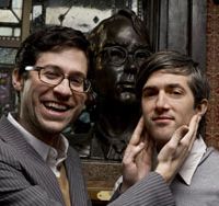 Sounds of science: Chris Cain (left) and Keith Murray We Are Scientists