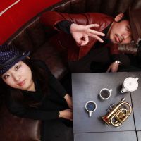 Table for two: Uhnellys used to be a five-piece band, but for the past decade have worked as a duo. Using technology, they've been able to cover just as much ground as a larger band. To Uhnellys, anything more than two is a crowd