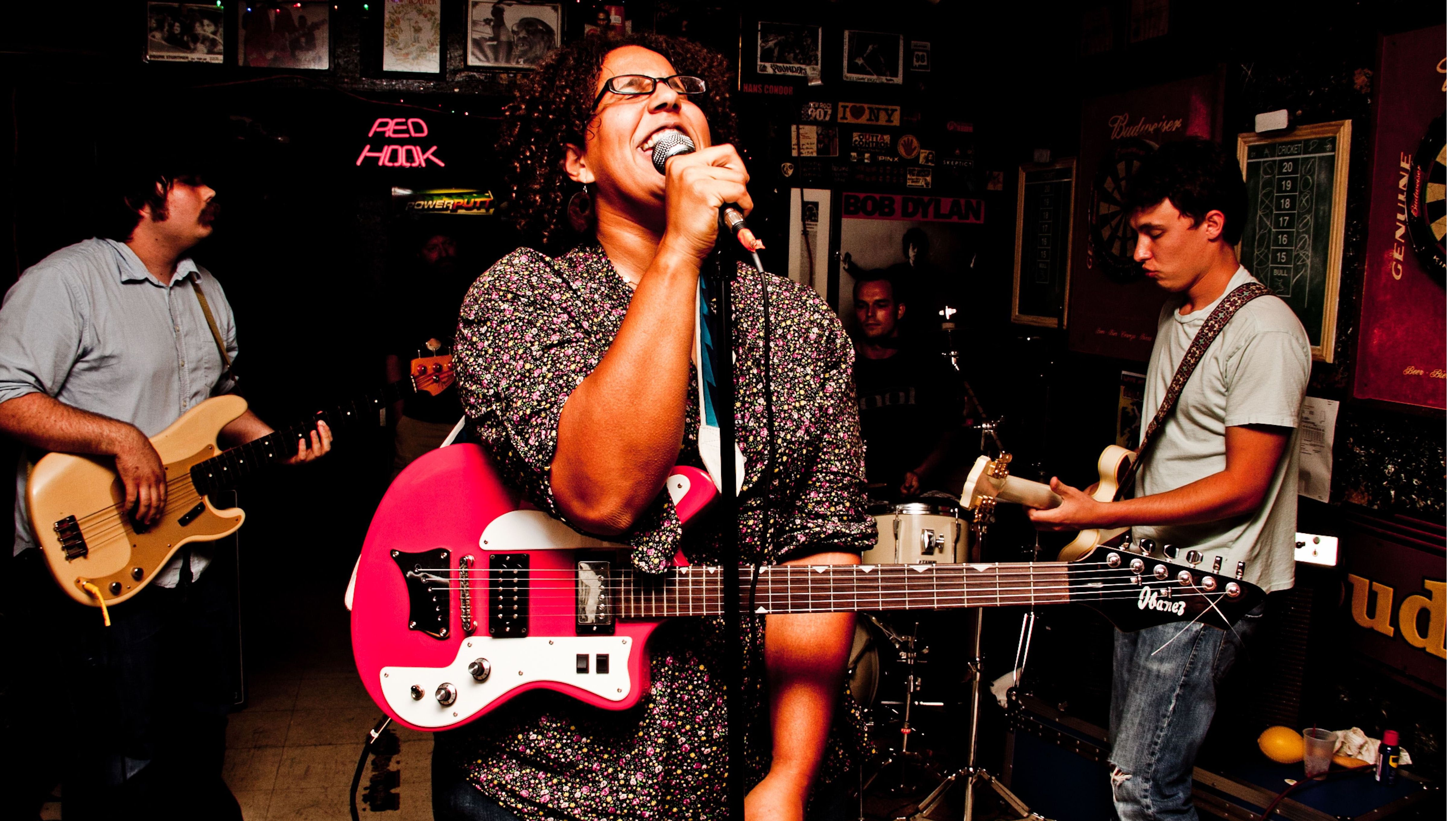 Sound of the South: Alabama Shakes drummer Steve Johnson says he and his band (front, from left: Zac Cockrell, Brittany Howard and Heath Fogg) have been taken aback by the sudden praise they've received from high-profile musicians. DAVID A. Alabama Shakes tap the roots of Southern blues-rock
