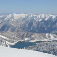 Breathtaking: A view from high on the slopes of the Kagura ski area comprising the Mitsumata and Tashiro resorts. Taking a train to the snows