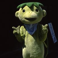 Cute and deadly: A cuddly version of one of the area's legendary kappa river sprites, to whom it's best to bow upon meeting. Have a hideously good time in Tono's past and present