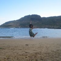 Jumping for joy by Hanalei Bay: ?”Think four beaches in a day is excessive? I spent a whole day beach-hopping.” A postcard from Kauai's 'South Pacific' paradise