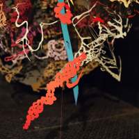 Paper cuts: A section of Beatriz Inglessis' Vector installation (2013) Infectious artwork that spreads ideas
