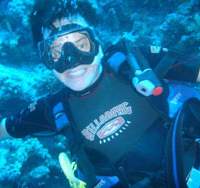 Your NS reporter in a state of wonderment at seeing the sunken SS Thistlegorm 30 meters below the southern Red Sea in the Straits of Gubal. Eying wars in the deep