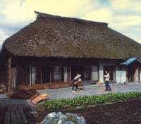C.W. Nicol’s first house in Kurohime had a traditional Japanese thatched roof, which accumulated a thick blanket of snow in the winter. Wintertime and the livin' ain't easy