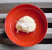 The pleasures of Tamba include fig tempura, served at Kogen-ji, and a soak at Kurokawa Onsen. The air is clear and the food gives cheer