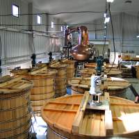 Crafting liquid treasure: The main distillery at Chichibu Distillery in Saitama Prefecture, home to Ichiro’s Malt and its acclaimed “card” series of whiskies. Whisky distillery plays a winning hand