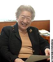 Former United Nations Commissioner for Refugees Sadako Ogata Front-line fighter for a better world