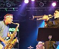 Bill Evans (left) and Randy Brecker Tokyo Jazz 2007