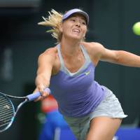 Healthy competition: Maria Sharapova is among 17 of the world’s top 18 players taking part in the Qatar Total Open in Doha this week. Strong field assembles for Qatar Total Open