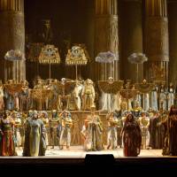 Great flamboyance: Giuseppe Verdi’s “Aida” at the New National Theatre, Tokyo, celebrates the 200th anniversary of the composer’s birth as well as the 15th anniversary of the theater. It is being directed by Italy’s Franco Zeffirelli and features newcomer American soprano Latonia Moore in the title role. Classical community unites to celebrate bicentennials of Verdi and Wagner