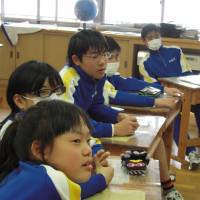 Generation zero: A class of sixth-graders studies English at Kawauchi Elementary School in Fukushima Prefecture on Feb. 20. Residents failed by fitful rebuilding