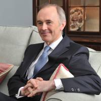 Good to be back: British Ambassador Tim Hitchens speaks about his mission at the embassy in Tokyo’s Chiyoda Ward. British ambassador laments his two 'lost decades'