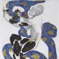Leading dancer: A costume design for Vaslav Nijinsky in “L’ Apres-midi d’un Faune” (“Afternoon of a Faun”) by Leon Bakst (1912). Allowing Nijinsky's ballet to tell his life