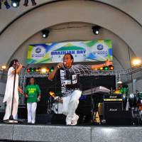 Carnival atmosphere: Musicians perform at last year’s Festival Brasil. This year’s event looks certain to impress again. Brazilian party brings Blitz
