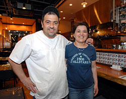 Ankara Chef Suleyman Ozeri and his partner Elif Gulseren Ballica run Izmir, a Turkish restaurant in Asagaya that draws food-lovers from far afield.