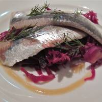 Vinegar-marinaded sardine fillets on red cabbage Le Verre Vole a Tokyo: Say bonjour to Tokyo's own taste of Paris