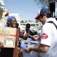 On the ground: AAR Japan is among the Japan-based nongovernmental organizations involved in relief efforts in quake-devastated Haiti. Help for Haiti from half a world away
