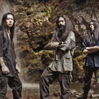Bloody roots: Metal band Gotsu Totsu Kotsu (from left: Hirotaka Nakazawa, Haruhisa Takahata and Atsushi Takahashi) uses ancient Japanese lore as the basis for its songs in order to connect with local audiences. Metal act Gotsu Totsu Kotsu swap vikings with samurai to instill fear in fans
