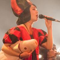 Momo Matsunaga sings at a recent Charan Po Rantan show. Get worldly with duo Charan Po Rantan