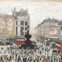 Art snobs ignored: While L.S. Lowry’s reputation in the art world has sagged after his death in 1976, he remains one of Britain’s most popular artists. His painting “Piccadilly Circus, London” (1960) sold for nearly £5.7 million at Christie’s in 2011. Time for a fresh look at the life and art of L.S. Lowry