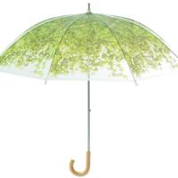 The Komorebigasa, designed by Fumito Kogure and Shinya Kaneko is an umbrella that offers a leafy bough as protection. Wood, paper, leather and a brolly that branches out into a leafy bough