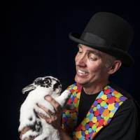 Safe from harm: Magician Marty Hahne has a prepared a plan detailing how he would protect Casey the rabbit in the event of various doomsday scenarios. Magician conjures up disaster plan for rabbit
