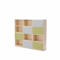 Nendo’s Ofon series can be made into shelves, cupboards and tables. Easy furniture and all things green