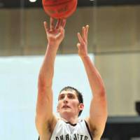 Big pickup: Forward Joe Werner, seen playing for the Chiba Jets in March, takes his talented all-around game to the Kyoto Hannaryz for the 2013-14 season. Hannaryz sign Werner; Aoki heads home to Fukuoka