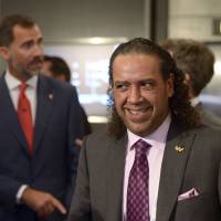 Kingmaker: Kuwaiti IOC member Sheikh Ahmad Al-Fahad Al-Ahmed Al-Sabah arrives in Buenos Aires on Sept. 7 for the 125th IOC Session. Building on experience, Tokyo's bid went according to plan