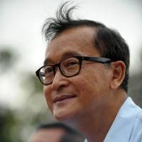 Sam Rainsy AFP-jiji Cambodia opposition challenges ruling party win, warns of boycott