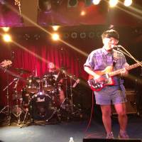 School of rock: Japanese indie band Teen Runnings play at Shibuya-area venue Chelsea Hotel for Rock God Dam festival in Tokyo on Sept. 14. Rock God Dam's teen mastermind: Eighteen-year-old student pulls off two-day music festival for charity