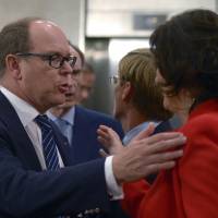 A key factor: Prince Albert of Monaco (left), seen during the 125th Session of the International Olympic Committee (IOC) in Buenos Aires, says “IOC members prefer surefire bets.” The ongoing civil war in Syria created uncertainty for Istanbul, its neighbor. Syrian war factored into Istanbul's failed bid, IOC members say