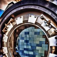 Deep focus: The 570-megapixel Dark Energy Camera is installed atop a telescope in Chile. Giant camera hunts for dark energy