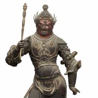 Keeping an eye on things: “Anteira Taisho (Andira)” one of the “Twelve Heavenly Generals” (13th century) Kohfukuji Temple: under divine protection