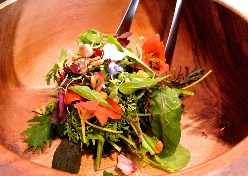 Anis A vibrant salad at Anis | ROBBIE SWINNERTON