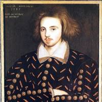 Men of mystery: This 1585 portrait is thought to be of Christopher Marlowe as its inscription says it is of a man of 21 in 1585, when Marlowe was the only 21-year-old student at Corpus Christi College, Cambridge, where it was found in 1952 and can still be seen. 'Edward II': The back story