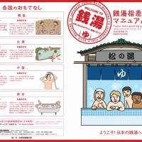 Staying out of hot water: The “Public bath pointing guidance manual” includes important do’s and don’ts for non-Japanese visiting public bathhouses in Tokyo. Foreigners to get info on 'sento' etiquette