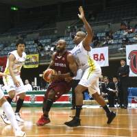 Getting the job done: Cedric Bozeman’s ability to play multiple positions has contributed to the Toshiba Brave Thunders’ 7-1 start this season. Versatile Bozeman making impact for Toshiba Brave Thunders