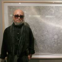 Outsider: Hiroyuki Doi draws tiny circles in patterns that ultimately resemble celestial constellations or billowing cloud formations. Outsider drawn to the circle of life