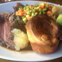 Meating place: Roast beef in the carvery at Tokyo’s Meguro Tavern. Dig into 400 years of local history with a roast beef dinner