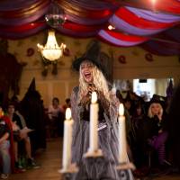 Spellbound: An aspiring witch auditions to work as the resident witch at the Wookey Hole Caves tourist attraction in Wookey Hole, Somerset, England. The witchcraft trend: a powerful spell for girls