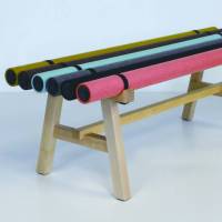 Rewire's Paper Tubes Bench, designed by Akihiro Otsuka Getting creative in the home