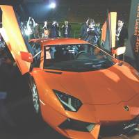 Tip of the yen-berg: The body of the Lamborghini Aventador was built with carbon fiber-reinforced plastic Lamborghini sets up shop at NITech