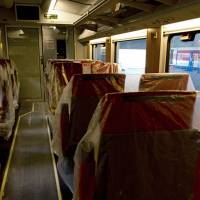 Dead stop: A finished high-speed rail carriage sits idle Sept. 6 at the Talgo factory in Milwaukee. Wisconsin Gov. Scott Walker refused federal money that would have helped fund a line connecting Milwaukee to Madison, the state capital. Opponents derail Obama’s dream of high-speed trains, and jobs