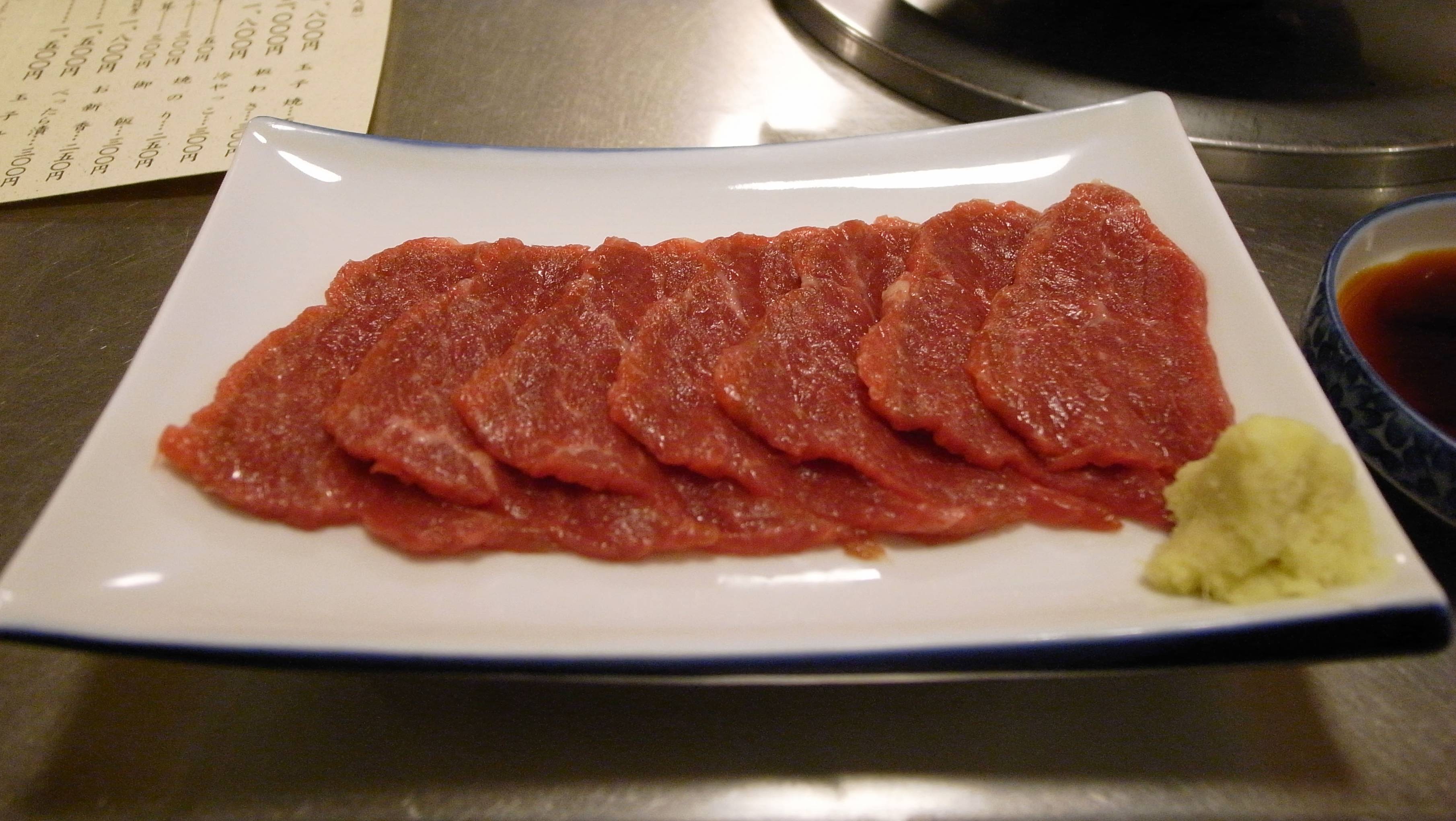 Horsemeat sashimi Horsemeat fan vs. the neigh-sayers