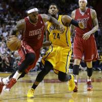 Best of the best: LeBron James, who led the Miami Heat to their second straight NBA title last season, was named the AP Male Athlete of the Year for 2013 on Thursday. LeBron nabs AP top male athlete award