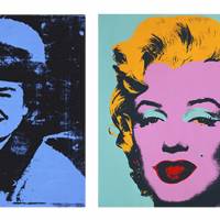 She’s a star: Artist Andy Warhol aimed to transmute ephemeral celebrity into painted immortality with a series of portraits that included former first lady Jacqueline Kennedy and actress Marilyn Monroe. Fifteen minutes . . . and counting